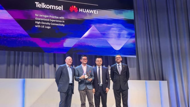Telkomsel-Huawei Sabet Penghargaan Global dengan Teknologi Jaringan Prioritas yang Revolusioner