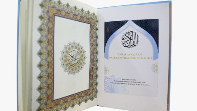 Prabowo Bagikan 70 Ribu Mushaf Al-Qur'an untuk Korban Bencana Sumatra, Aksi Kemanusiaan Presiden
