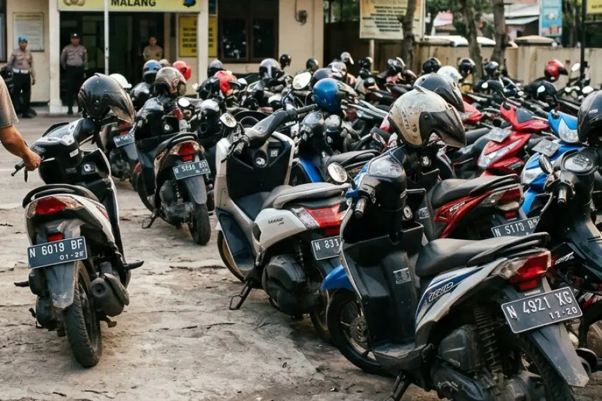 Mudik Tenang, Polisi Malang Siap Jaga Motor Anda dengan Layanan Gratis di 30 Pos