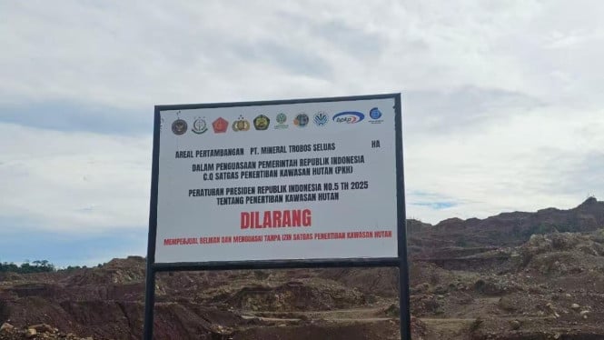 Satgas PKH Tindak Tegas PT Mineral Trobos, Siap Hitung Denda Besar Usai Penyegelan Tambang Nikel