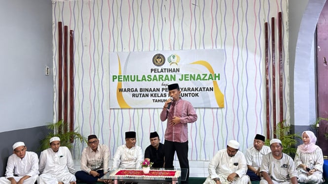 Dari Sel Tahanan hingga Menjadi Perawat Jenazah, Napi Rutan Muntok Jalani Program Pemulasaran Islami