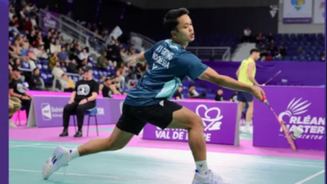 Ginting vs Chou Tien Chen: Duel Sengit Menanti di 16 Besar Orleans Masters 2026
