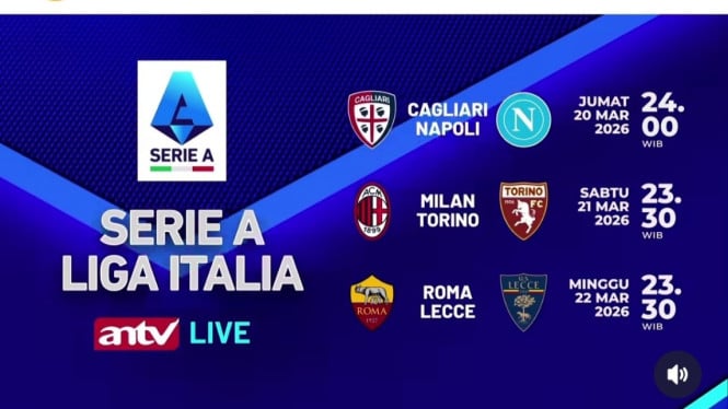 Rayakan Lebaran dengan Aksi Seru Serie A: ANTV Siapkan Laga Spektakuler AC Milan dan Roma