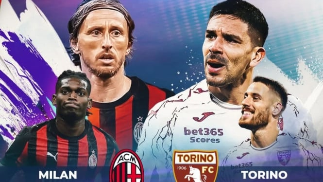 AC Milan Siap Bersaing Ketat Lawan Torino di Pekan 30 Serie A, Jangan Lewatkan Live-nya!