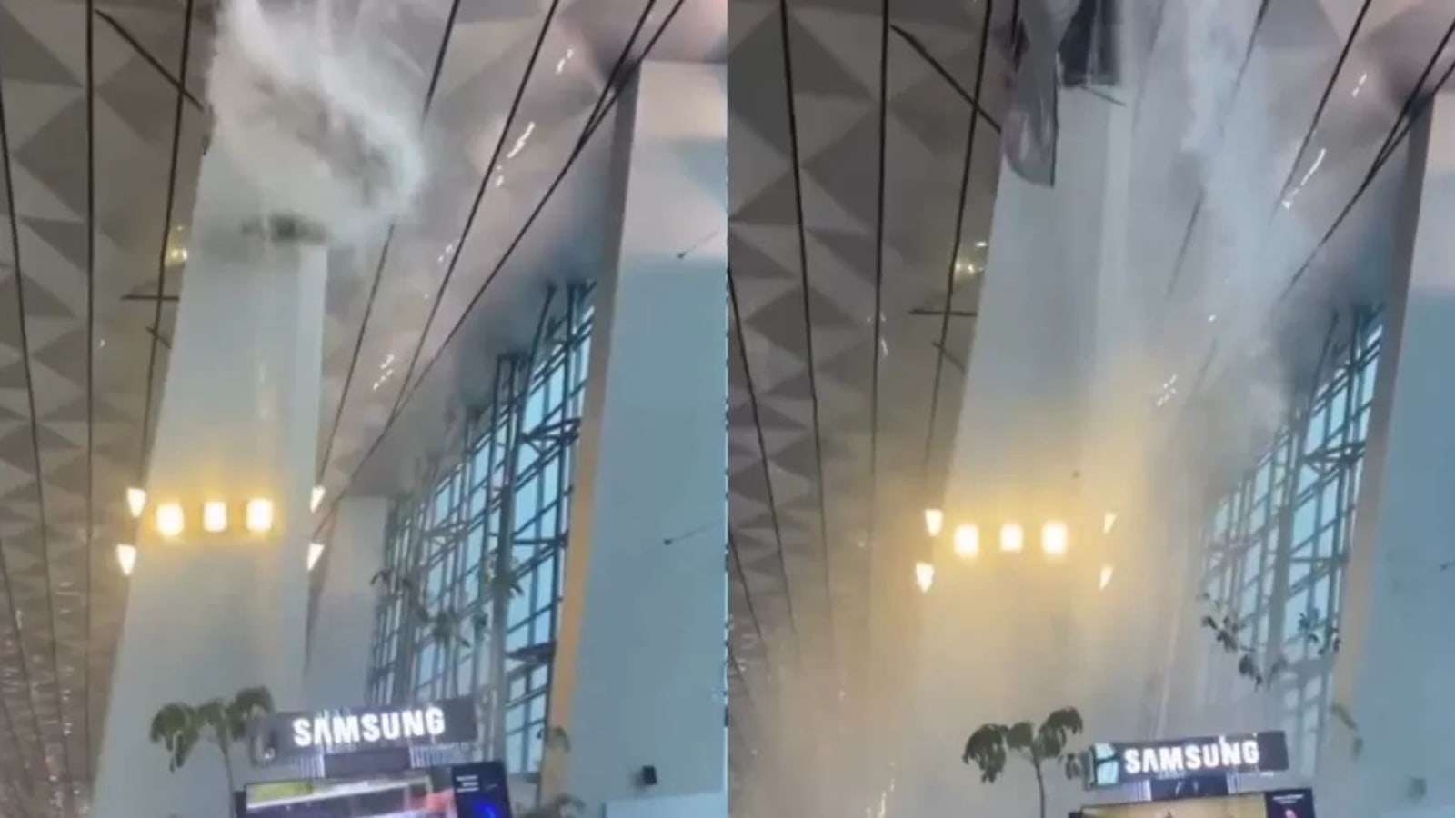 Momen Mencekam di Bandara Soetta: Atap Terminal 3 Jebol saat Hujan Lebat, Ribuan Penumpang Panik