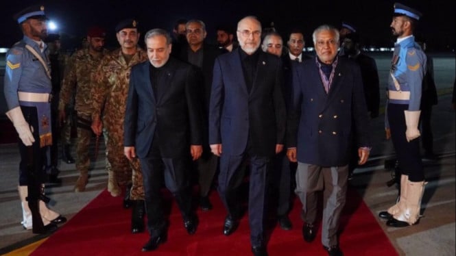 Ketua Parlemen Iran Datang ke Pakistan dengan Misi Diplomatik Kritis, Beri Peringatan Keras ke Washington