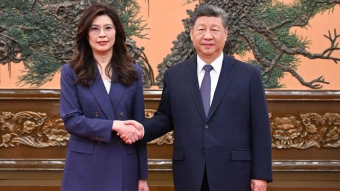 Xi Jinping Sambut Pemimpin Oposisi Taiwan dengan Pesan 'Satu Keluarga', Sinyal Diplomasi Damai Dimulai?