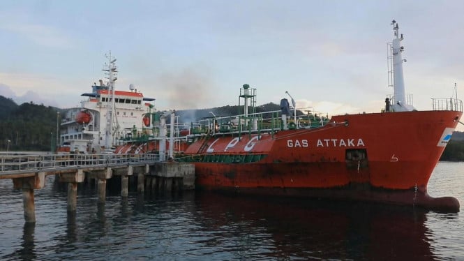 Pertamina Perkuat Logistik Energi: Kapal Raksasa MT Gas Attaka Tiba di Sulawesi Utara