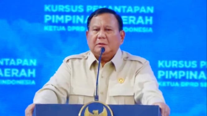 Prabowo Datang ke Akmil, Ajari 503 Ketua DPRD Strategi Politik Lokal