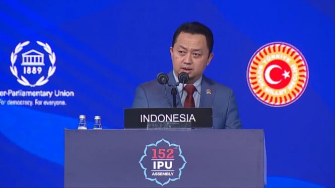 DPR RI Suarakan Kritik Keras terhadap Eskalasi Konflik Israel di Forum Parlemen Dunia