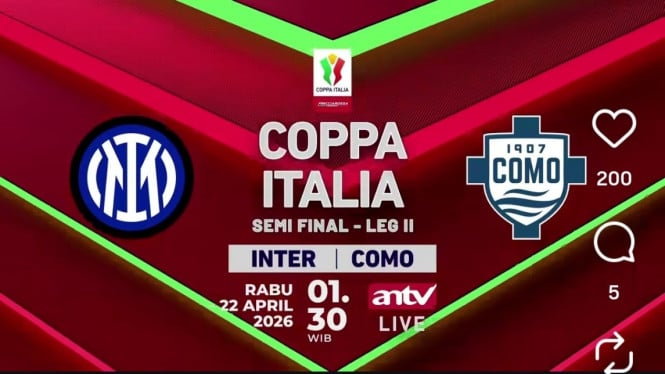 Perang Sengit di San Siro! Inter Milan Hadapi Como dengan Segalanya di Semifinal Coppa Italia