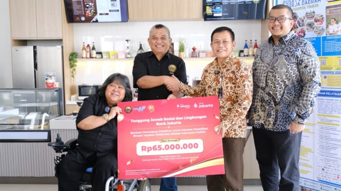 Rayakan 65 Tahun, Bank Jakarta Dorong Kemandirian Penyandang Disabilitas dengan Program Pemberdayaan