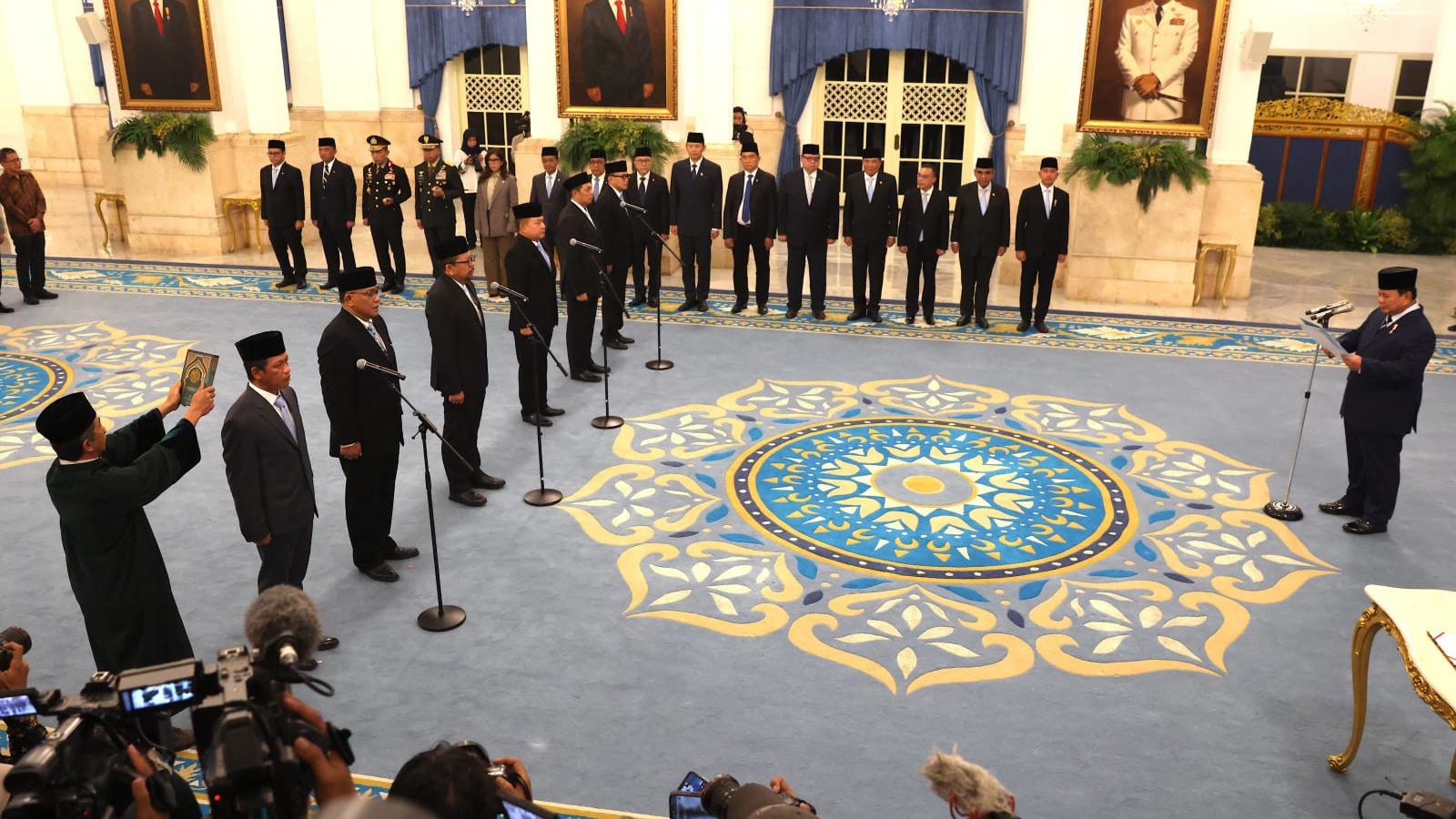 Prabowo Lakukan Perombakan Kabinet Kelima Kalinya, Enam Menteri Baru Resmi Dilantik