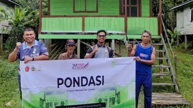 Triputra Agro Persada Wujudkan Transformasi Hunian Sehat di Kampung Punan Malinau