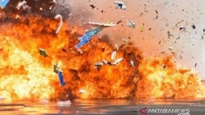 Ledakan Dramatis Tangki BBM di Banyuasin, 4 Pekerja Terjebak dalam Kobaran Api