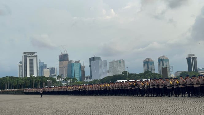 Ribuan Aparat Siaga Penuh saat GEBRAK Gelar Aksi Massal di DPR, Ini Persiapannya