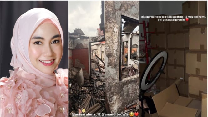 Rumah Anisa Rahma Hangus Terbakar, Ribuan Alquran Terselamatkan dalam Kondisi Sempurna