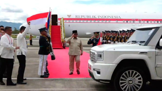 Prabowo Tiba di Cebu dengan Penuh Semangat, Siap Pimpin Diplomasi Indonesia di KTT ASEAN ke-48