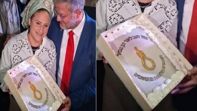 Kue Ulang Tahun Berisi Simbol Tali Gantungan, Ben-Gvir Israel Jadi Sorotan Kontroversi