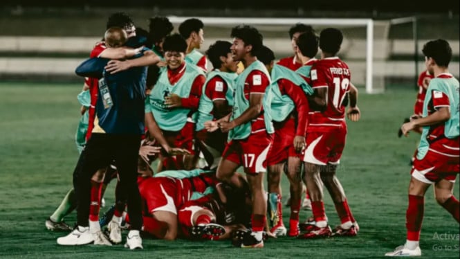 Timnas Indonesia U-17 Hadapi Ujian Berat Lawan Qatar di Piala Asia, Pertandingan Berlangsung Sengit