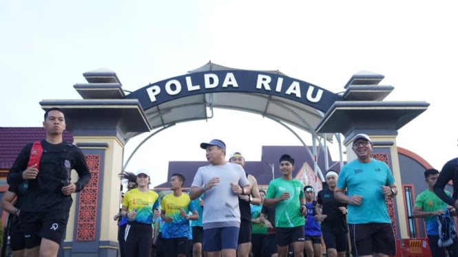 Polda Riau Siap Gelar Marathon Terbesar Sumatra, Kapolda Ingatkan Ancaman Cuaca Ekstrem