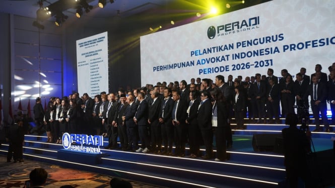 Peradi Profesional Resmi Berbendera, Aparat Hukum dan Pejabat Ramai-ramai Berhadiran di Pelantikan Kepemimpinan Baru