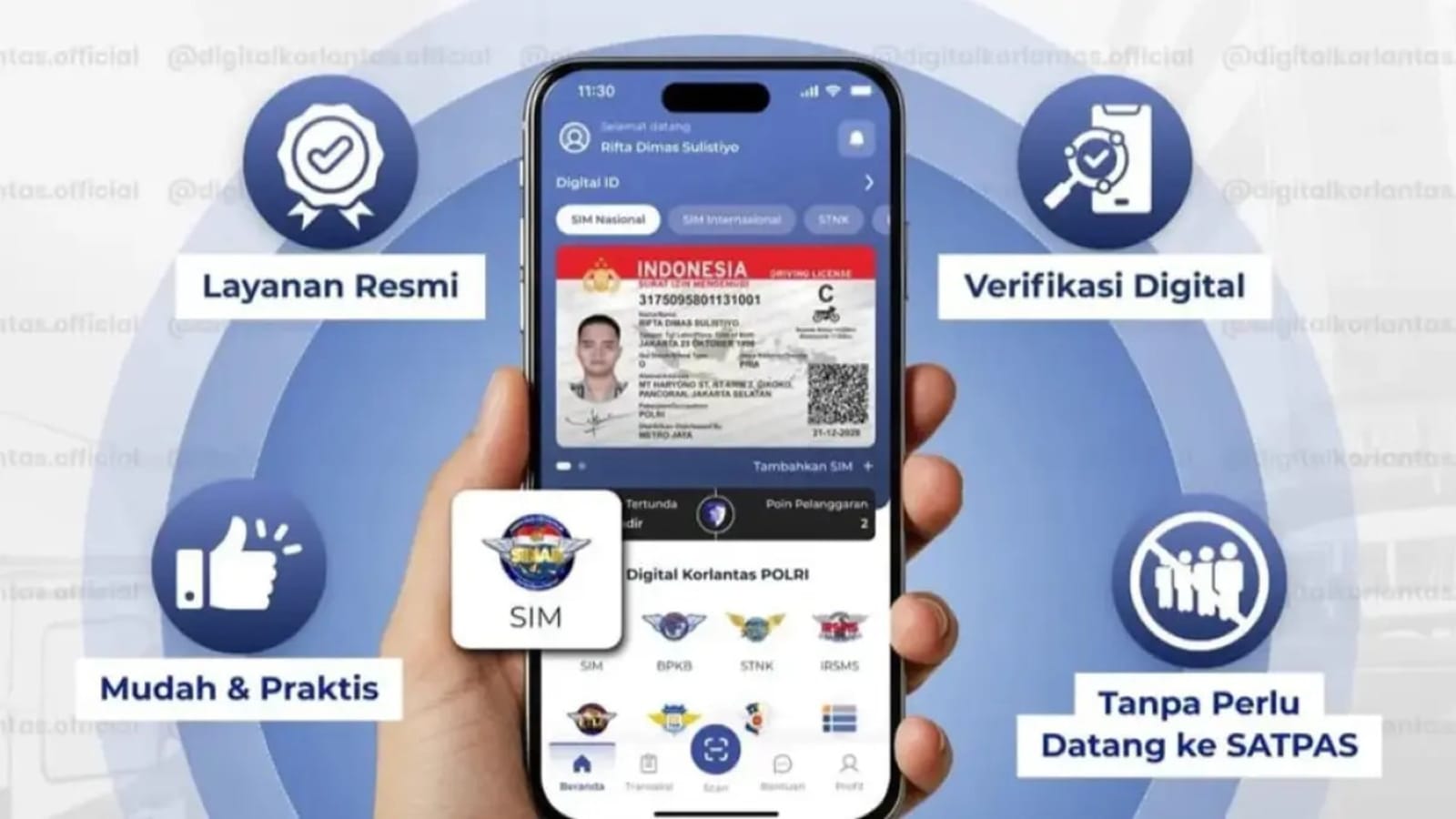 SIM Digital Kini Bisa Diaktifkan Langsung dari Ponsel, Tanpa Repot Ganti Dokumen