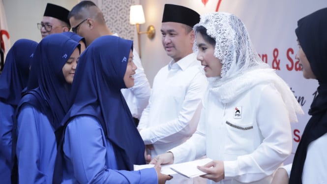 PSI Tidak Hanya Bicara, Isyana Bagoes Oka Buktikan Aksi Nyata untuk Anak Yatim Piatu