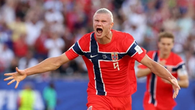 Erling Haaland Bersinar Terang, Norwegia Dominasi Grup I dengan Kemenangan Spektakuler atas Irak