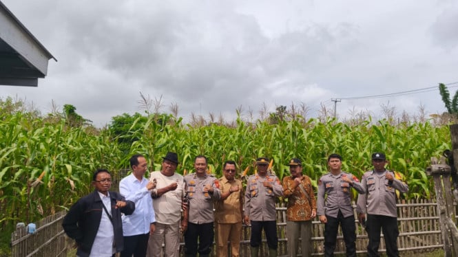 Polres Karawang Jadi Garda Terdepan Ketahanan Pangan, Amankan Produksi Jagung Nasional