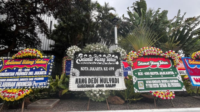 Pemprov DKI Apresiasi Karangan Bunga HUT Jakarta dari KDM, Ini Ungkapan Terima Kasihnya