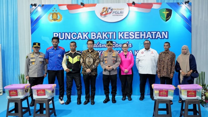 Polri Rayakan Bhayangkara ke-80 dengan Program Kesehatan Gratis di 34 Provinsi