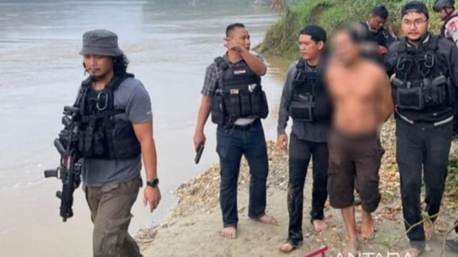 Tertangkap! Pelaku Penyerangan Polisi yang Tewaskan Aipda Yudhie dalam Operasi Sabu di Kalteng
