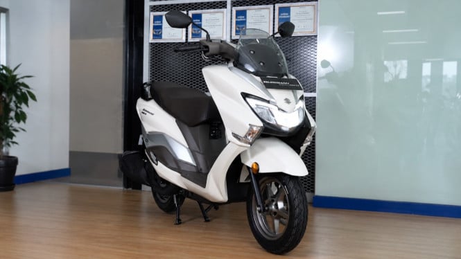 Suzuki Burgman Street 125EX Hadir dengan Warna Memukau di Jakarta Fair 2026, Begini Penampakannya