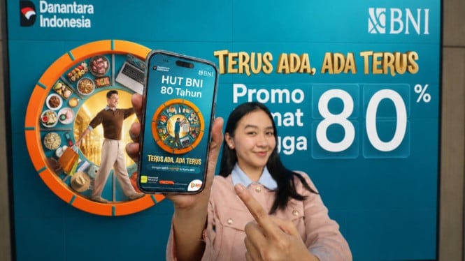 Kejutan Spesial HUT BNI ke-80: Belanja Hemat hingga Rp8 Juta, dari Tiket Pesawat sampai Kuliner Favorit