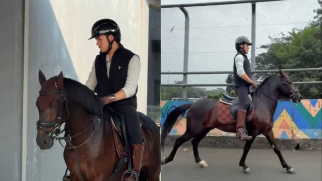Saaih Halilintar Ganti Kendaraan Mewah dengan Kuda, Kalkulasi Biaya Bensin Fantastis Bikin Geleng Kepala