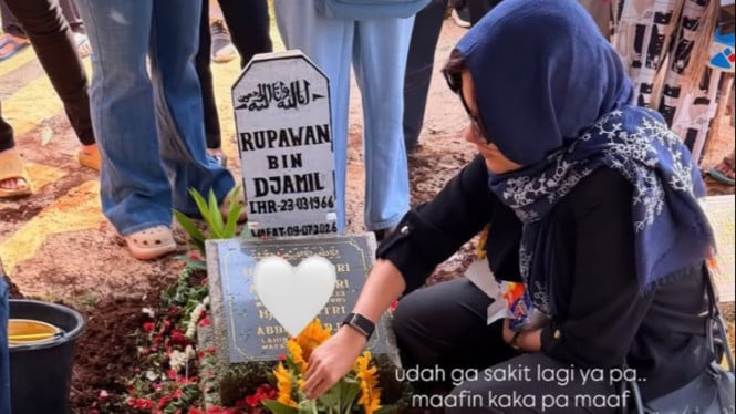 Rupawan Djamil Tutup Usia, Audi Marissa Berduka Mendalam atas Kepergian Ayahnya