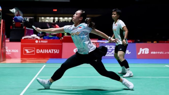 Tanpa Perlu Main, Ana/Trias Sudah Siap Hadapi Perempat Final Japan Open 2026