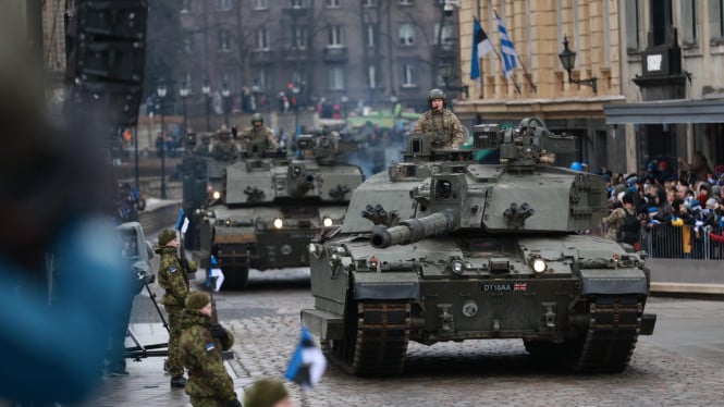 NATO Perkuat Basis Estonia dengan 1.200 Tentara, Inggris Siapkan Drone Canggih