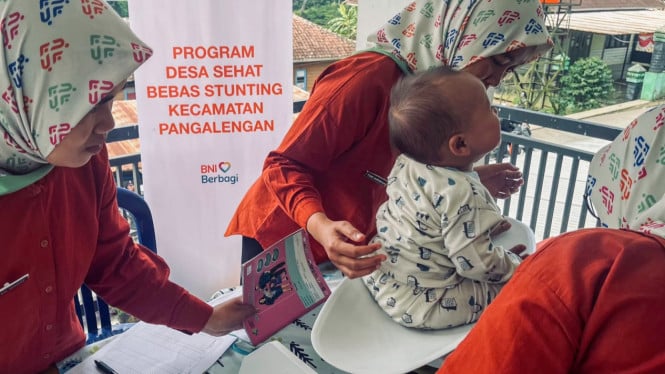 BNI Gencarkan Perang Melawan Stunting di Hari Anak Nasional, Target Generasi Emas 2045