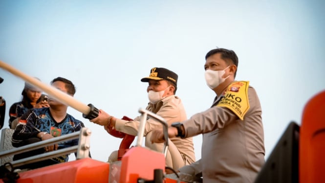 Gubernur Agustiar Sabran Turun Langsung Koordinasi Penanggulangan Karhutla Masif di Kalteng