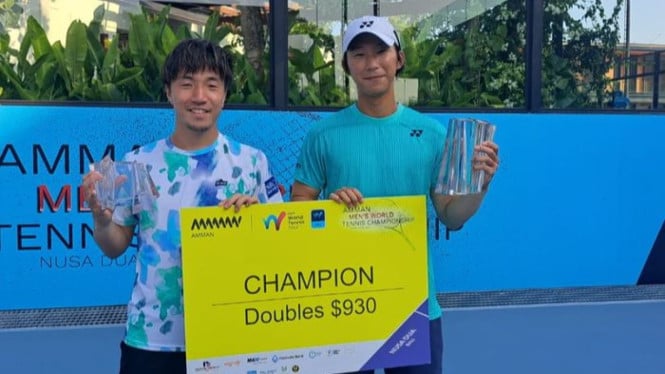 Juara Setelah Penantian Panjang! Duo Tenis Jepang Ichikawa/Shiraishi Raih Mahkota di World Championship 2026