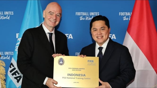 PSSI Berdiri Tegak Dukung Infantino, Erick Thohir: Presiden FIFA Tetap Legitimate