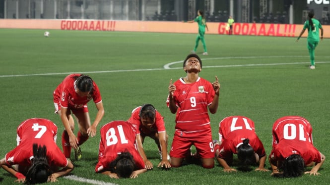 Garuda Pertiwi Gemilang Dimulai! Tim U-16 Putri Indonesia Banjiri 7 Gol ke Gawang Arab Saudi di Pembukaan Srikandi Merdeka Cup