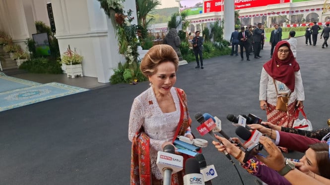 Dewi Soekarno Terpukau Transformasi Istana Merdeka Jelang Perayaan HUT ke-81 RI