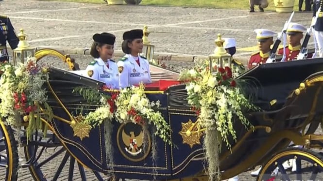 Garuda Prabayaksa Dimulai: Kereta Emas Mengantar Simbol Kemerdekaan Menuju Istana Presiden