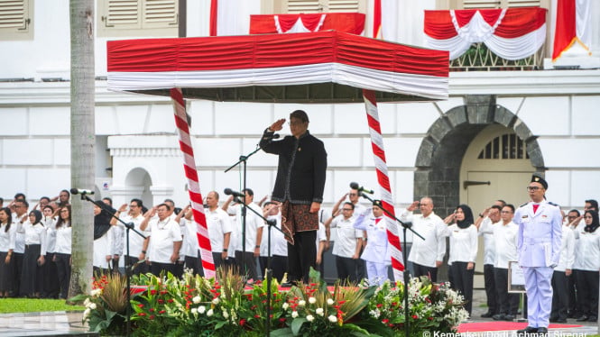 Kemenkeu Gelar Upacara HUT RI ke-81, Purbaya Nyatakan Ini Momentum Kebangkitan Bangsa