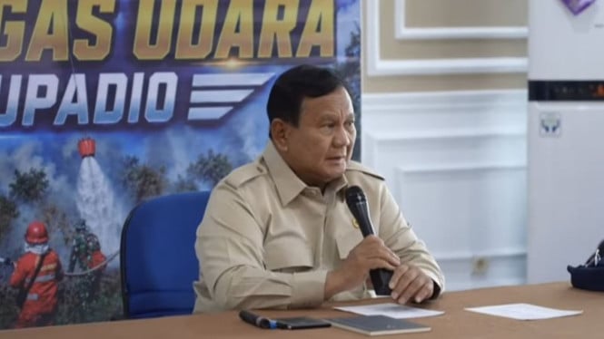Presiden Prabowo Turun Langsung Koordinasi Penanggulangan Karhutla di Kalimantan Barat