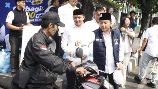 BM PAN Manjakan 2.800 Warga dengan Paket Makan Gratis di Perayaan HUT ke-28