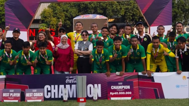 Mahasiswa UNJ Juara, Liga Universitas Coca-Cola 2026 Ditutup dengan Gemilang